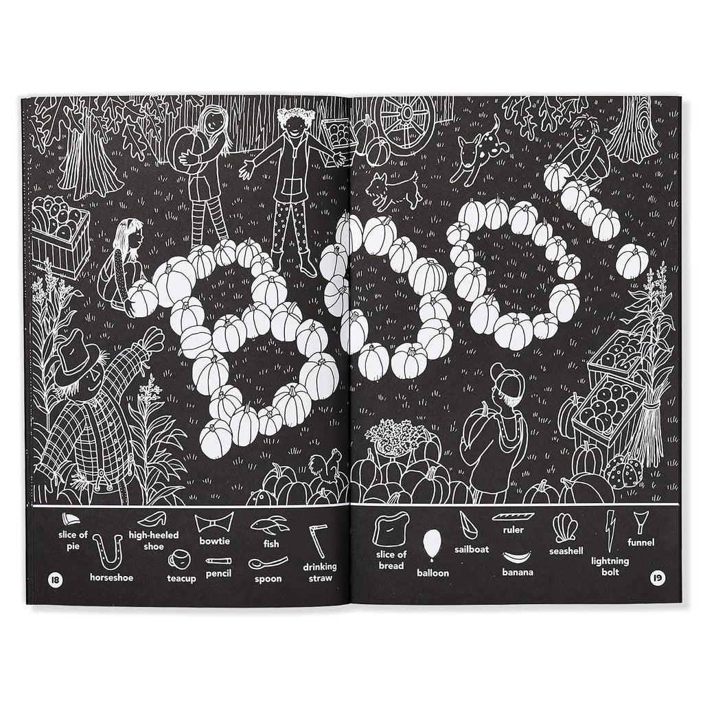 Halloween Hidden Pictures Puzzles to Highlight: Halloween Kids Book with Over 300 Hidden Objects to Seek and Find in Spooky White-on-Black Puzzles with Neon Highlighter