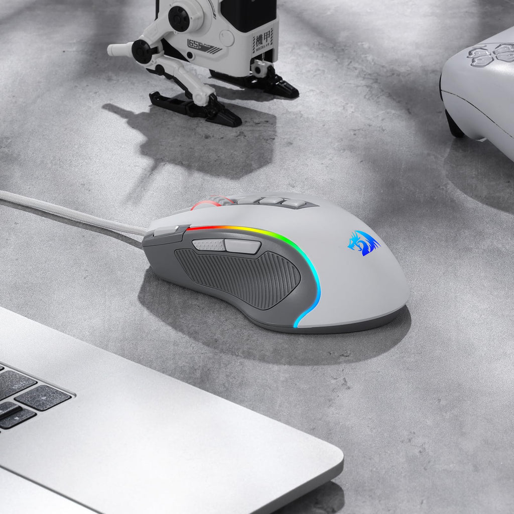 Redragon M612 Wired RGB Optical Gaming Mouse 8000 DPI Remapping Keys