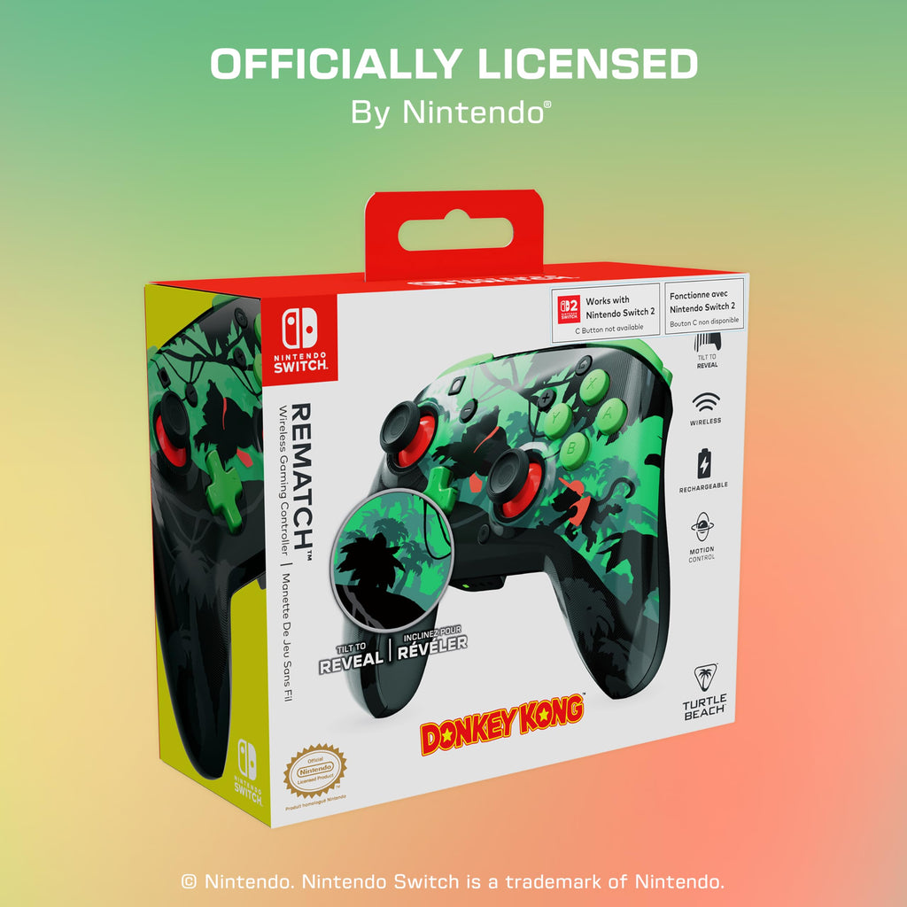Turtle Beach Rematch Wireless Controller Super Mario Star Nintendo Switch 2