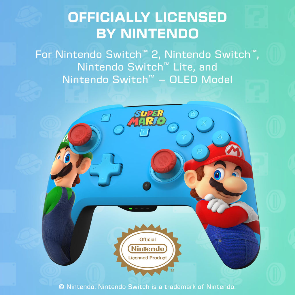Turtle Beach Rematch Wireless Controller Super Mario Jump Nintendo Switch 2