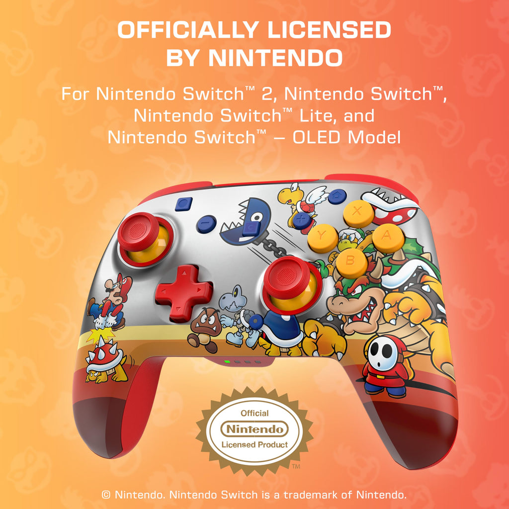 Turtle Beach Rematch Wireless Controller Super Mario Jump Nintendo Switch 2