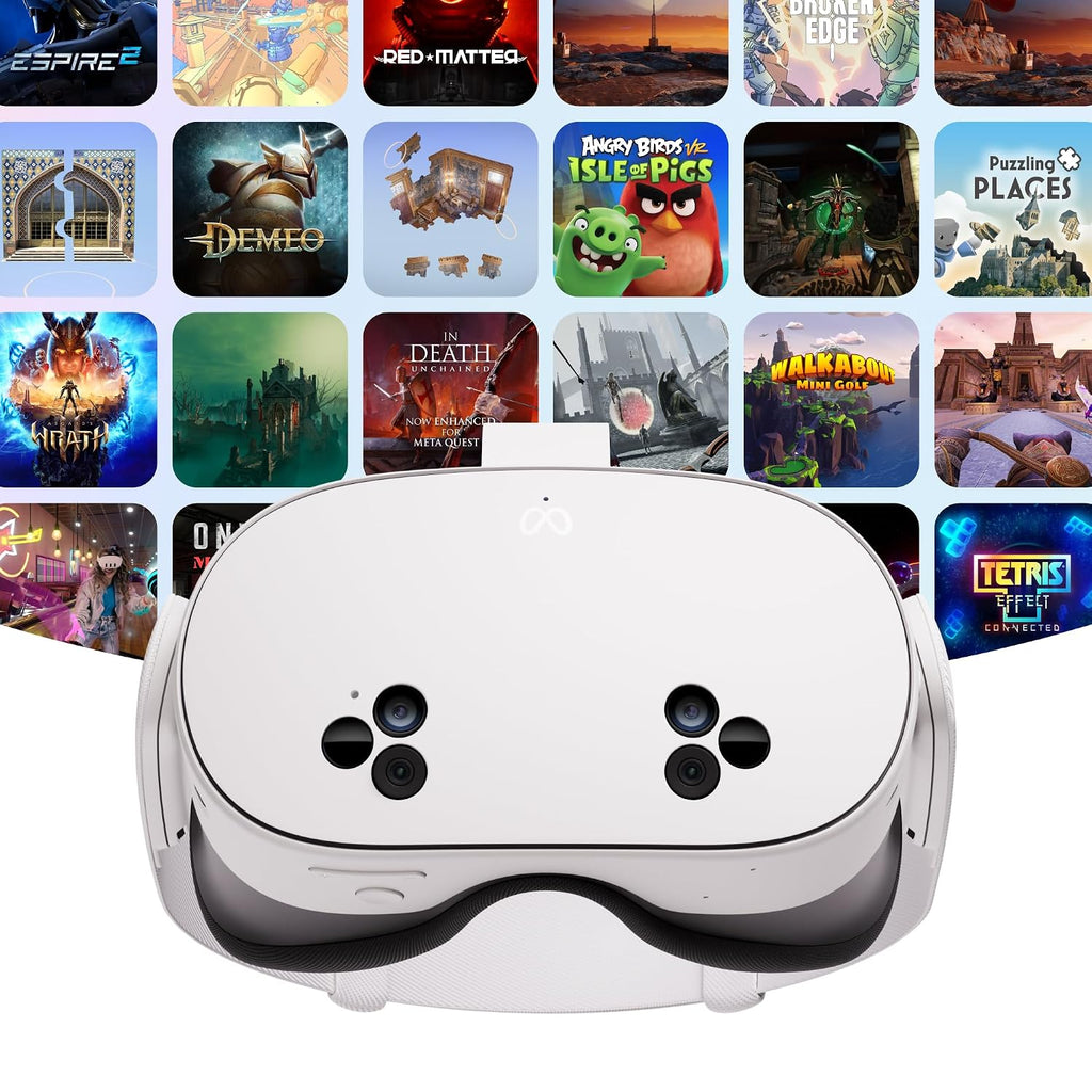 Meta Quest 3S 128GB, one Low Monthly Price, 24 Months of Games and Extended Protection, Ultimate Virtual Reality Experience