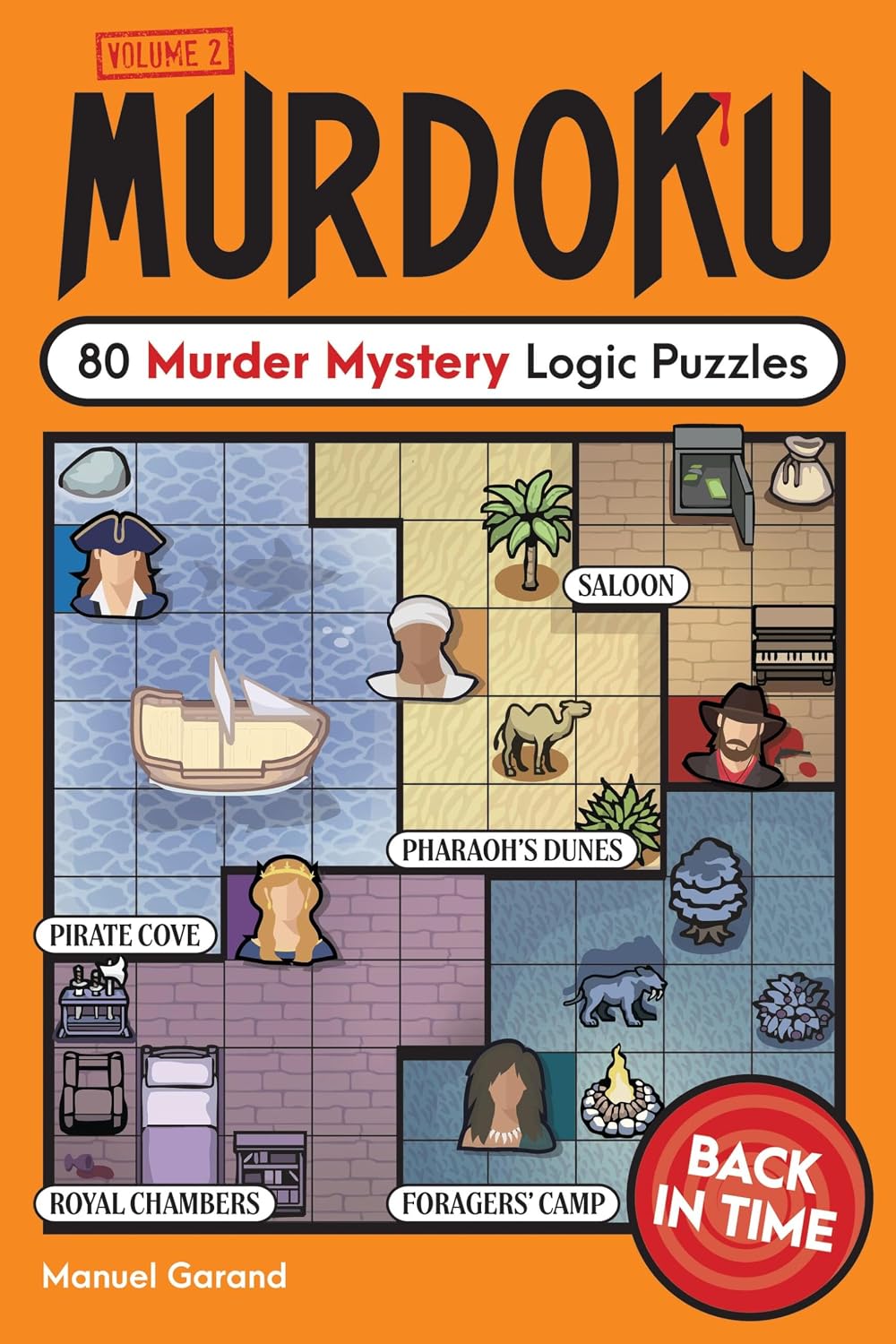 Murdoku: Back in Time: 80 Murder Mystery Logic Puzzles