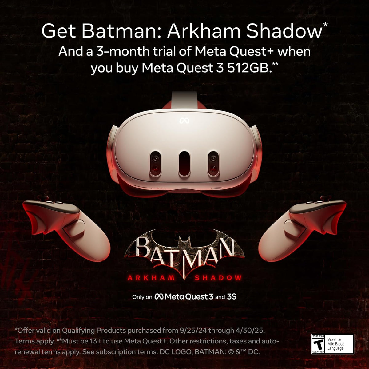 Meta Quest 3 512GB | VR Headset — Get Batman: Arkham Shadow Included