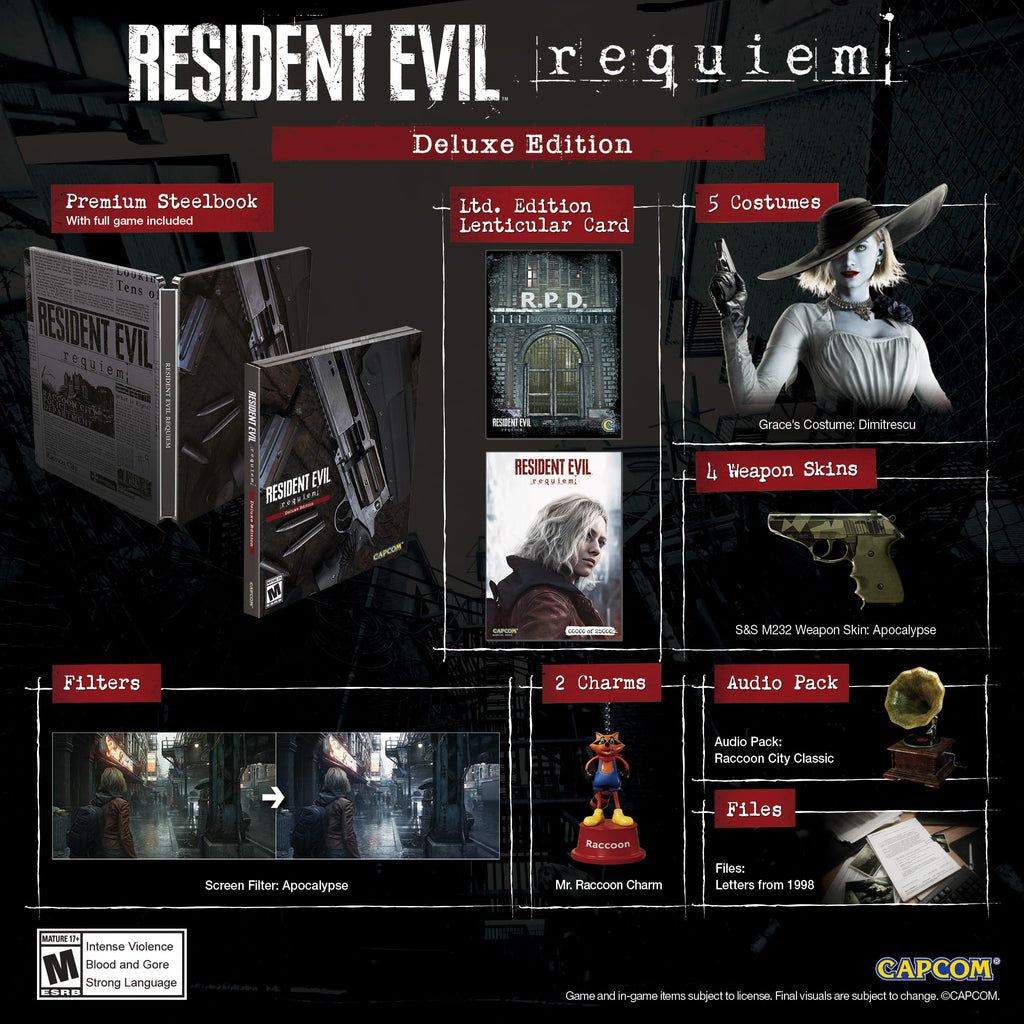 Resident Evil Requiem Deluxe Edition + Steelbook - Nintendo Switch 2