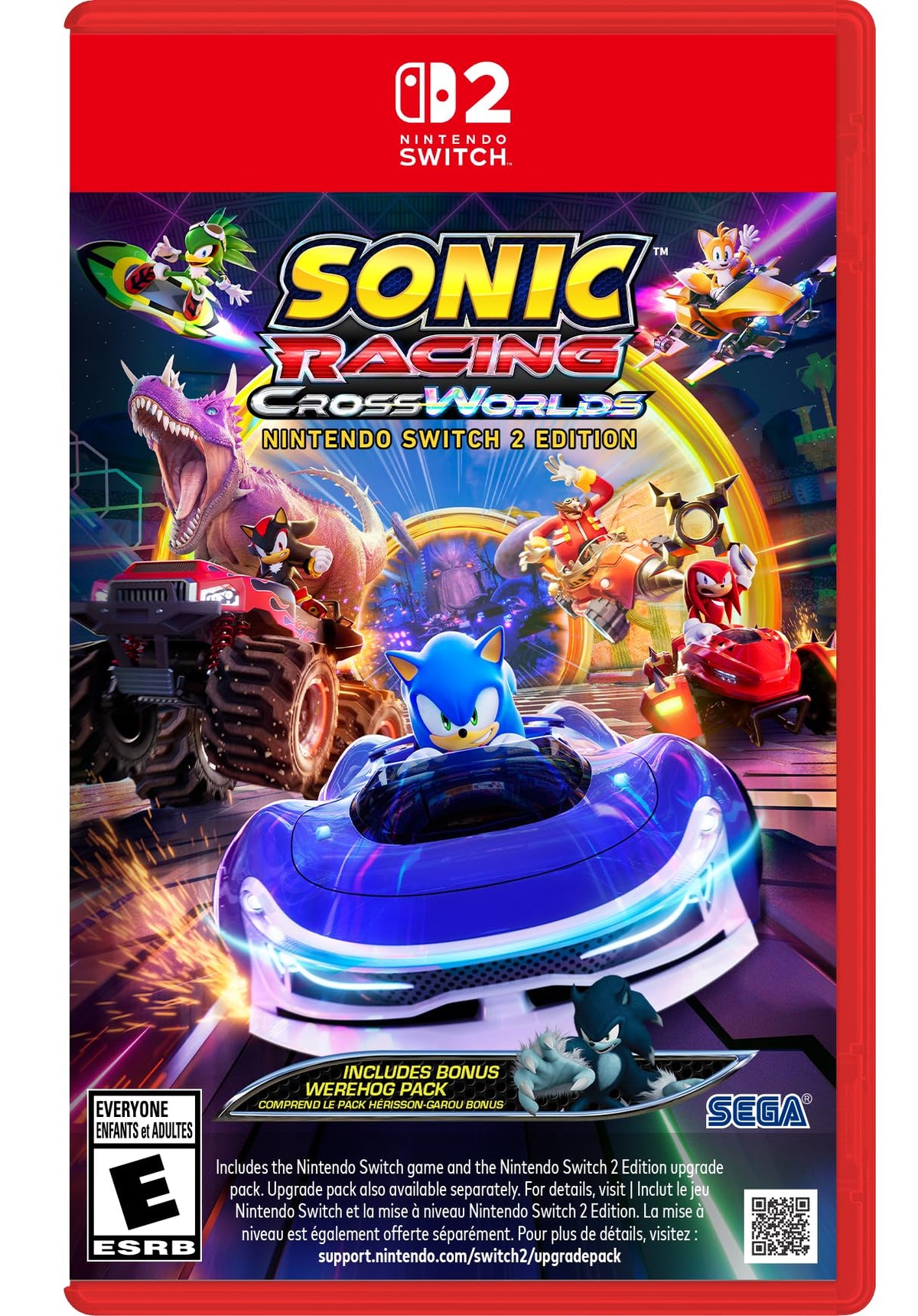 Sonic Racing: CrossWorlds Amazon Exclusive Edition - Nintendo Switch