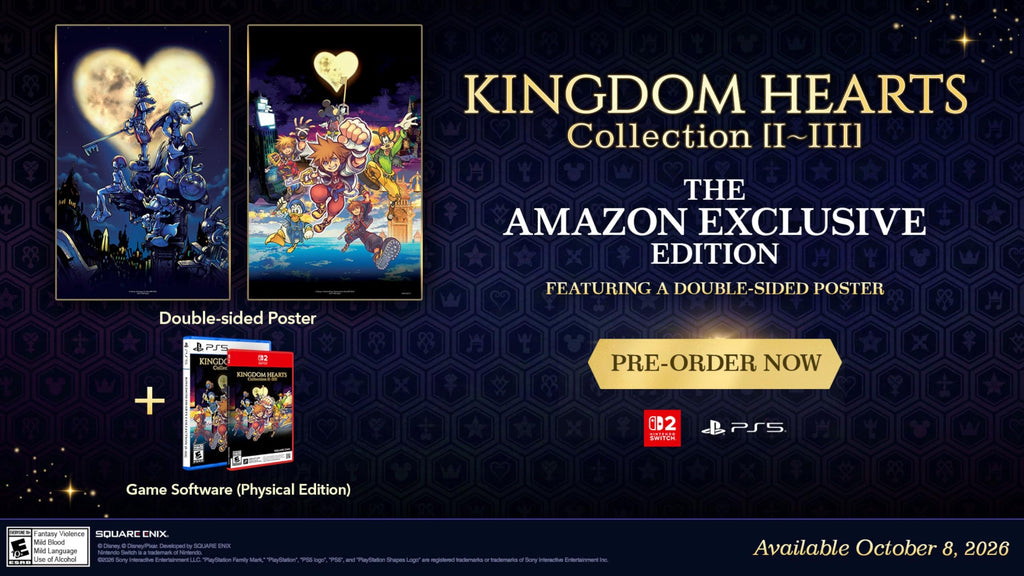 KINGDOM HEARTS Collection [I–III] Amazon Exclusive Edition - Nintendo Switch 2