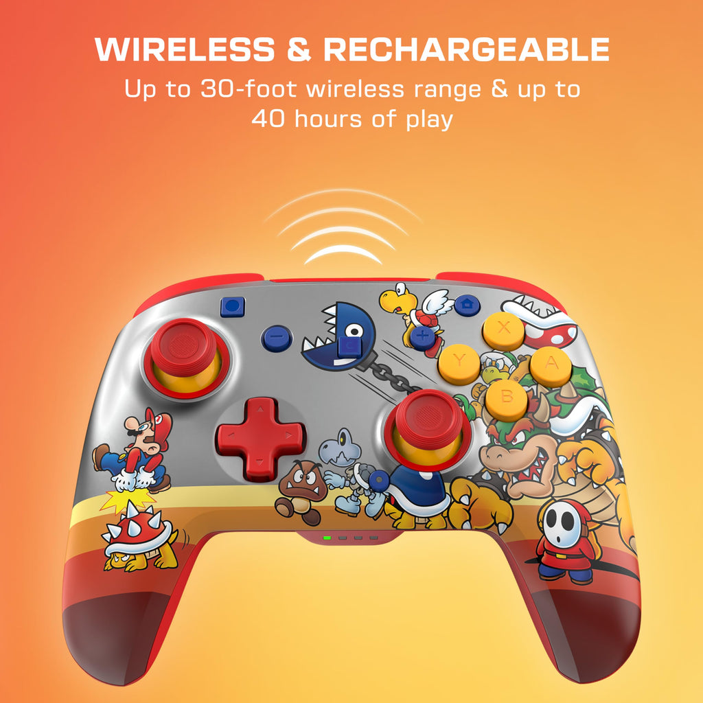 Turtle Beach Rematch Wireless Controller Super Mario Jump Nintendo Switch 2