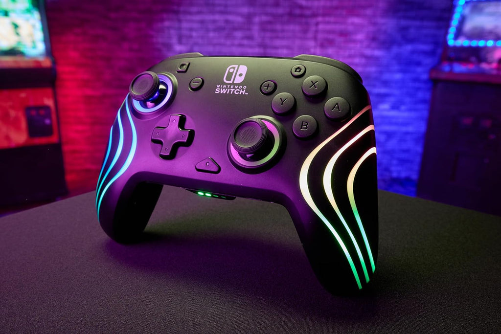 PDP Afterglow Wave Wireless RGB Gaming Controller for Nintendo Switch 2