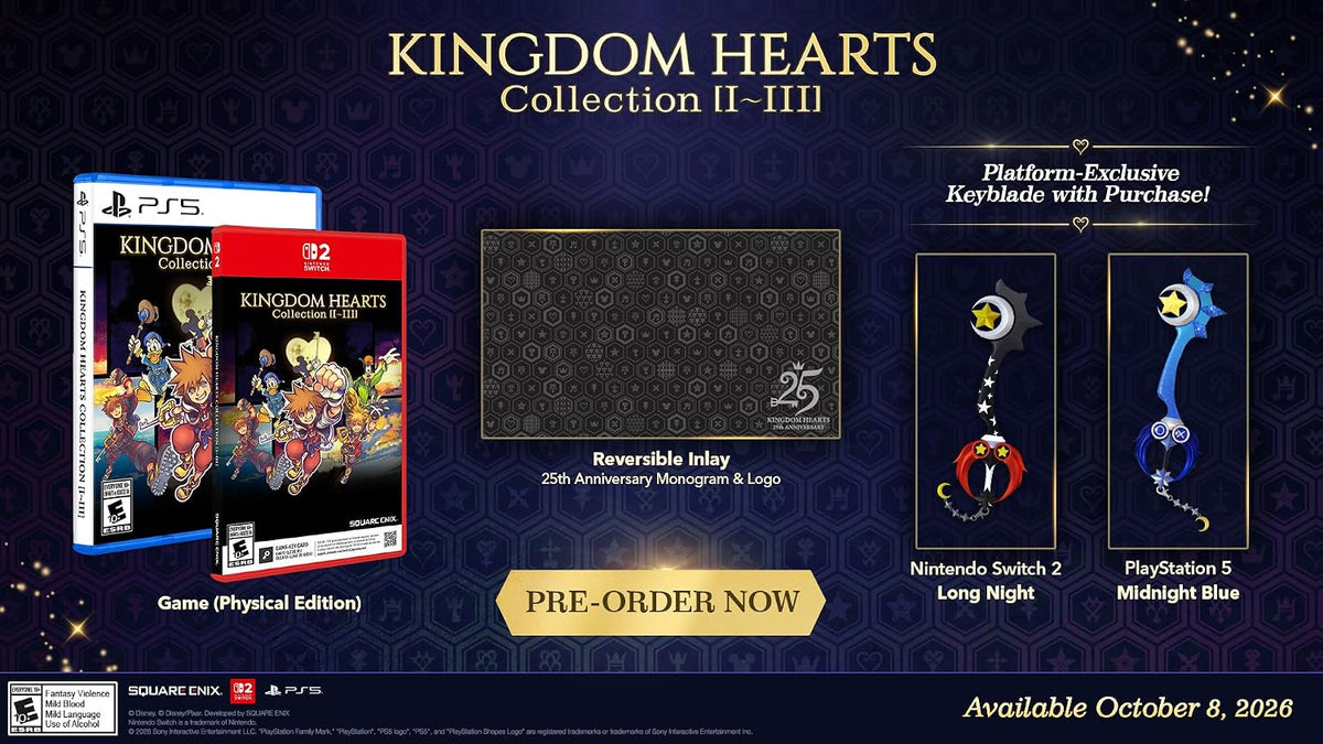 KINGDOM HEARTS Collection [I–III] Amazon Exclusive Edition - Nintendo Switch 2