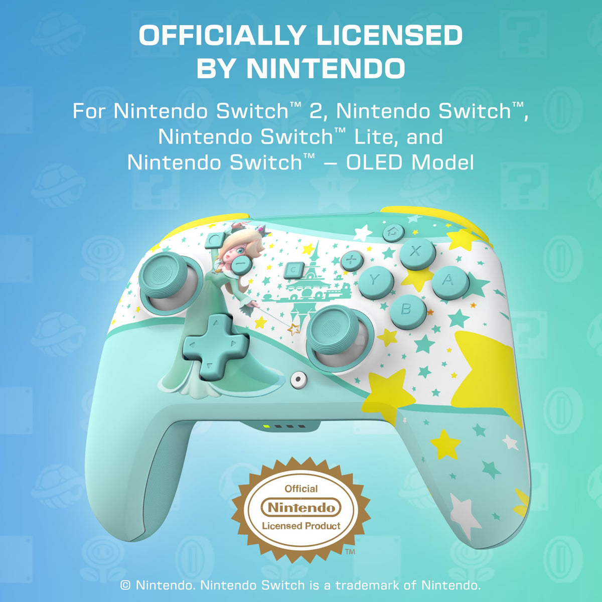 Turtle Beach Rematch Wireless Controller Super Mario Jump Nintendo Switch 2