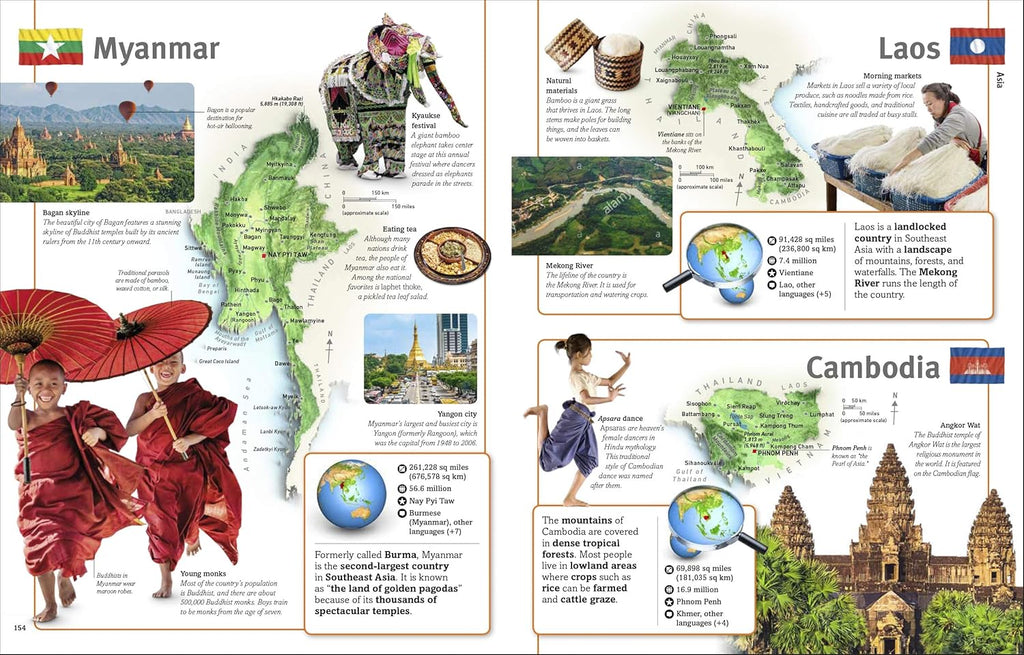 Countries of the World: A Visual World Geography Encyclopedia for Kids (DK Our World in Pictures)
