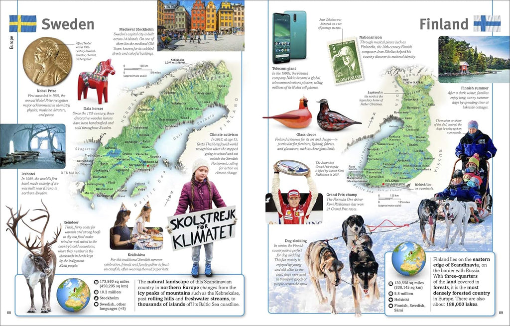 Countries of the World: A Visual World Geography Encyclopedia for Kids (DK Our World in Pictures)